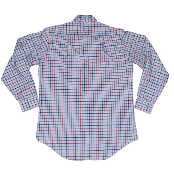 Vintage 90s Big Mac Flannel Shirt Long Sleeve Plaid Medium USA Made Outdoors - Picture 2 of 8